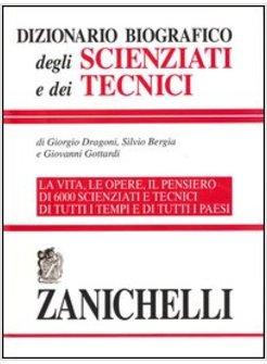 DIZIONARIO BIOGRAFICO DEGLI SCIENZIATI E DEI TECNICI