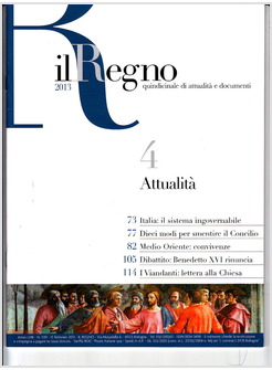IL REGNO 4/2013 ATTUALITA'