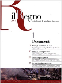 IL REGNO 1/2013 DOCUMENTI