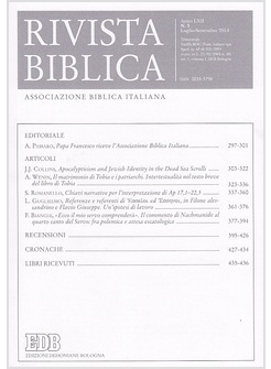 RIVISTA BIBLICA (2014). VOL. 3
