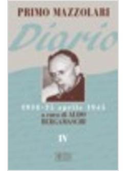 DIARIO 4(1938 - 25 APRILE 1945)