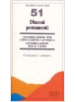 DIACONI PERMANENTI FORMAZIONE E MINISTERO