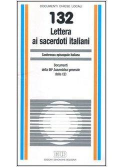 LETTERA AI SACERDOTI ITALIANI  DOCUMENTI DELLA 56 ASSEMBLEA GE