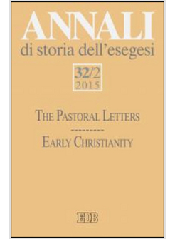 ANNALI DI STORIA DELL'ESEGESI (2015). VOL. 2