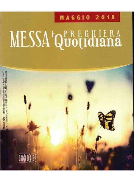 MESSA E PREGHIERA QUOTIDIANA MAGGIO 2018