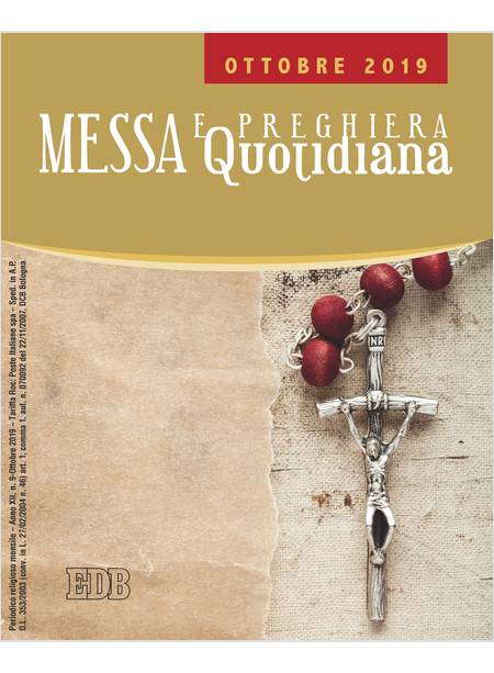 MESSA E PREGHIERA QUOTIDIANA OTTOBRE 2019