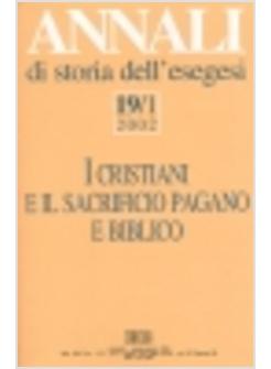 ANNALI DI STORIA DELL'ESEGESI 19-1 2002