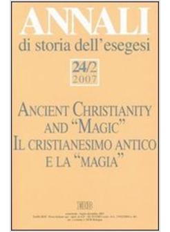 ANNALI DI STORIA DELL'ESEGESI VOL 24/2 2007