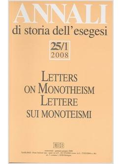 ANNALI DI STORIA DELL'ESEGESI VOL 25/1 2008.