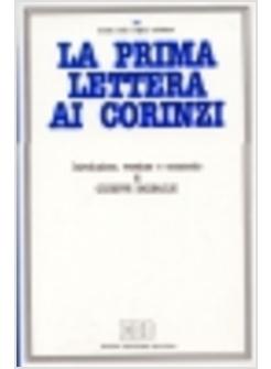 LA PRIMA LETTERA AI CORINZI INTRODUZIONE VERSIONE COMMENTO