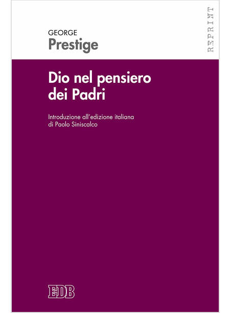 DIO NEL PENSIERO DEI PADRI