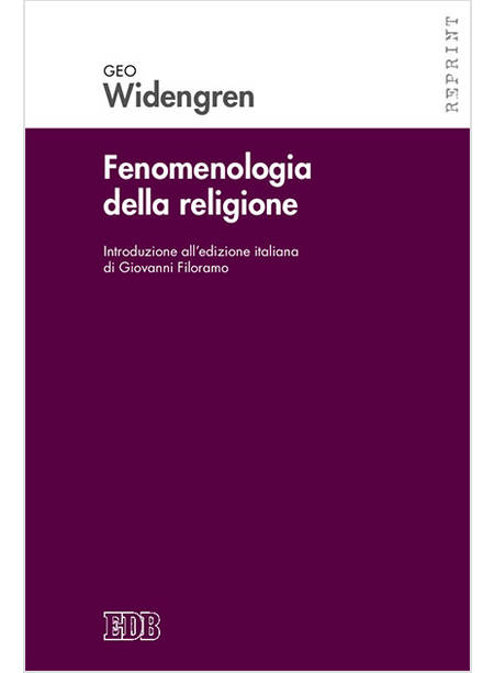 FENOMENOLOGIA DELLA RELIGIONE