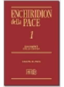 ENCHIRIDION DELLA PACE 1 EDIZ BILINGUE