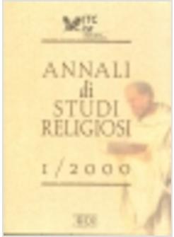 ANNALI DI STUDI RELIGIOSI (2000)