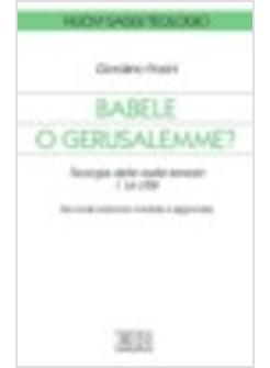 BABELE O GERUSALEMME
