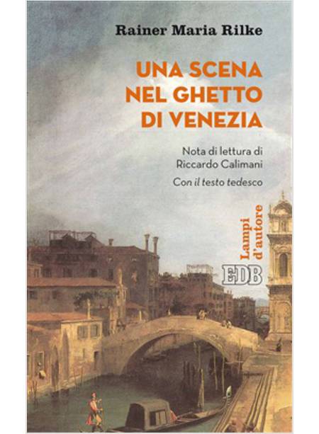 UNA SCENA NEL GHETTO DI VENEZIA. TESTO TEDESCO A FRONTE