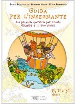GRANDE E' IL TUO NOME GUIDA PER L'INSEGNANTE