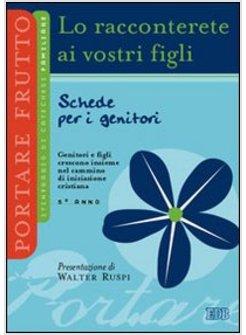 RACCONTERETE AI VOSTRI FIGLI ITINERARIO DI CATECHESI FAMILIARE SCHEDE PER I (L