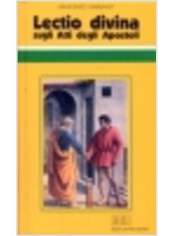LECTIO DIVINA SUGLI ATTI DEGLI APOSTOLI