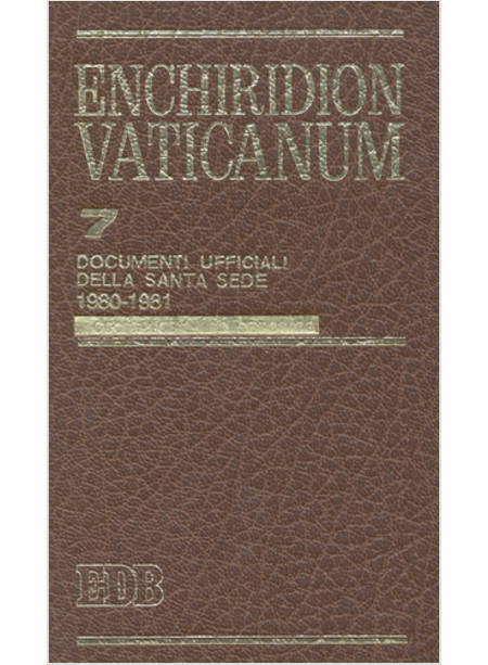 ENCHIRIDION VATICANUM 7
