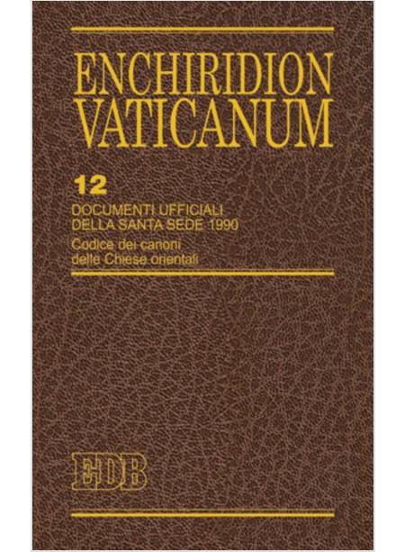 ENCHIRIDION VATICANUM 12 CODICE DI DIRITTO ORIENTALE