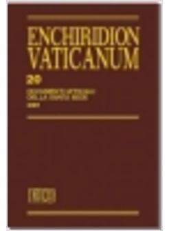 ENCHIRIDION VATICANUM 20 EDIZ BILINGUE