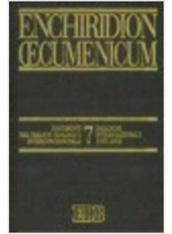 ENCHIRIDION OECUMENICUM 7