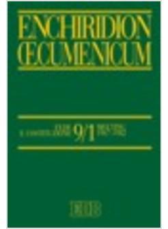 ENCHIRIDION OECUMENICUM 9/1