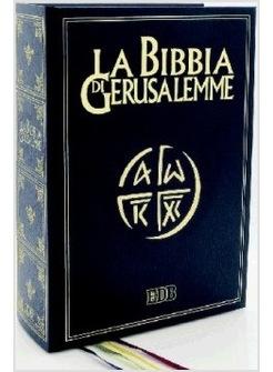 LA BIBBIA DI GERUSALEMME 2009 GIGANTE NUOVO TESTO CEI  