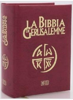 LA BIBBIA DI GERUSALEMME 2009 TASCABILE  CARTONATA NUOVO TESTO CEI  
