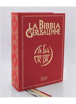LA BIBBIA DI GERUSALEMME GIGANTE TAGLIO ORO NUOVO TESTO CEI