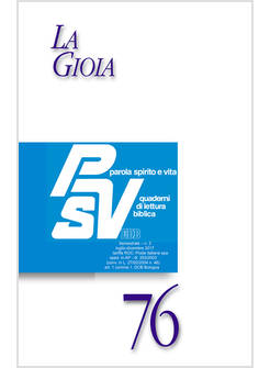 LA GIOIA RIVISTA PAROLA SPIRITO E VITA 76