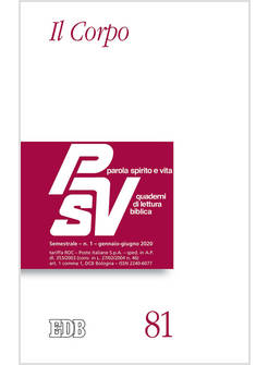 IL CORPO SEMESTRALE N. 1 - GENNAIO - GIUGNO 2020