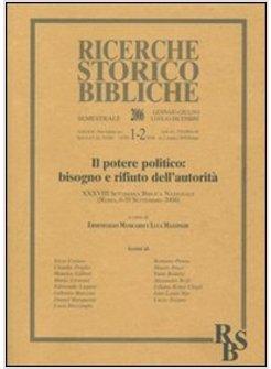 RICERCHE STORICO BIBLICHE 1-2-2006