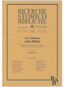 RICERCHE STORICO BIBLICHE 1-2/2008