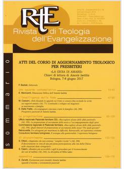 RTE RIVISTA DI TEOLOGIA DELL'EVANGELIZZAZIONE. SUPPLEMENTO AL NUMERO 43 (2018)