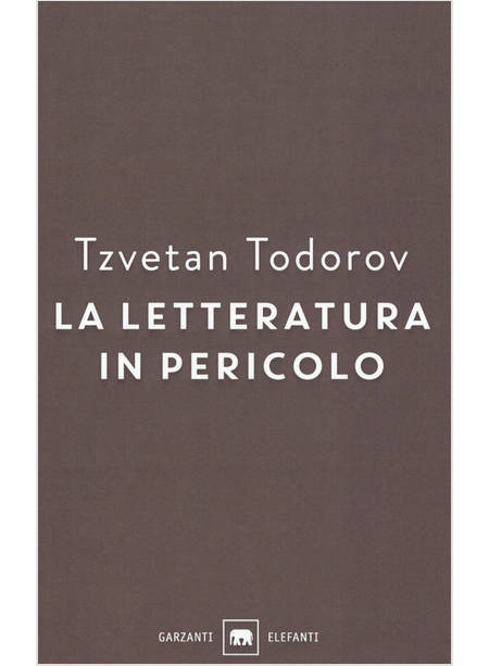 LETTERATURA IN PERICOLO (LA)