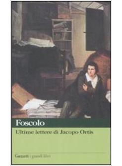 ULTIME LETTERE DI JACOPO ORTIS