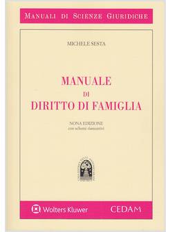 MANUALE DI DIRITTO DI FAMIGLIA  9 EDIZIONE