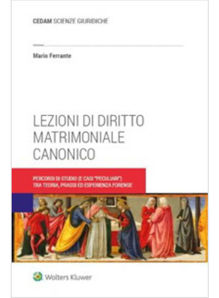 LEZIONI DI DIRITTO MATRIMONIALE CANONICO