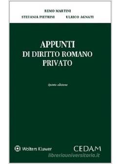 APPUNTI DI DIRITTO ROMANO PRIVATO