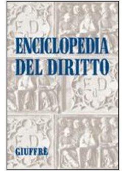 ENCICLOPEDIA DEL DIRITTO INDICE DELLE FONTI