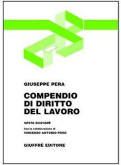 COMPENDIO DI DIRITTO DEL LAVORO 6° EDIZIONE