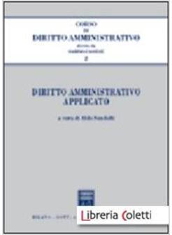 DIRITTO AMMINISTRATIVO APPLICATO