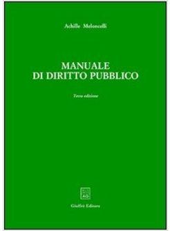 MANUALE DI DIRITTO PUBBLICO