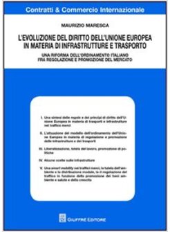 EVOLUZIONE DEL DIRITTO DELL'UNIONE EUROPEA IN MATERIA DI INFRASTRUTTURE E