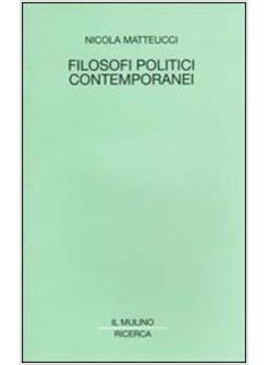 FILOSOFI POLITICI CONTEMPORANEI