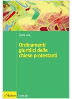 ORDINAMENTI GIURIDICI DELLE CHIESE PROTESTANTI