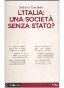 ITALIA UNA SOCIETA' SENZA STATO