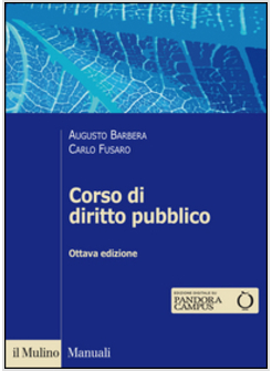 CORSO DI DIRITTO PUBBLICO 8 EDIZIONE